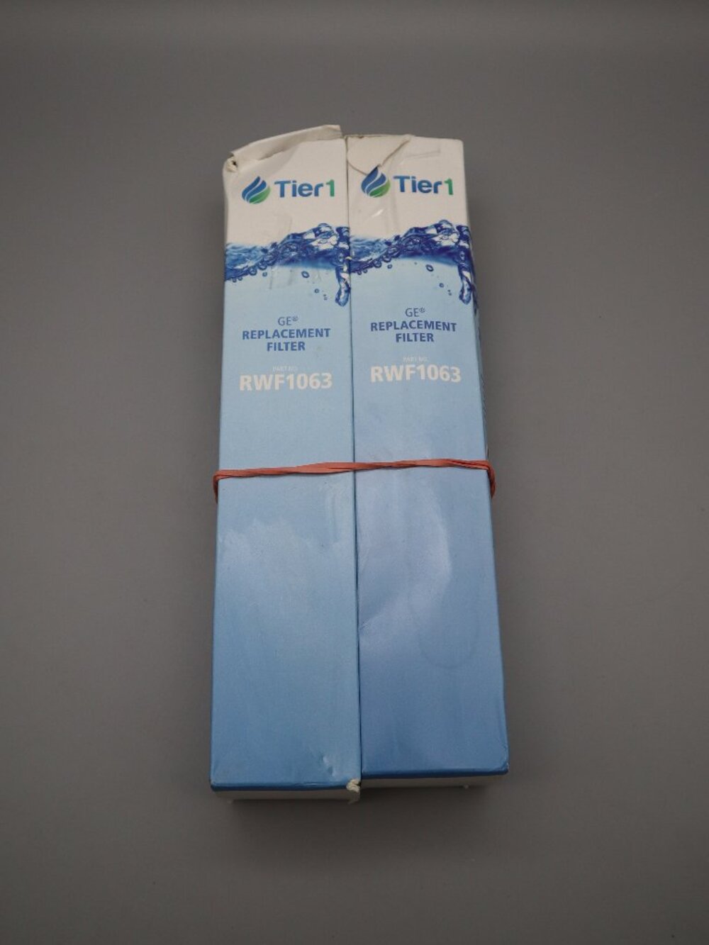 Lot of 2 Tier1 Replacement Refrigerator Water Filter for GE RWF1063
